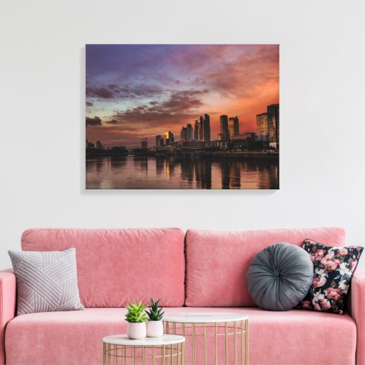 zomermiddag canvas afdruk (Insitu (Woonkamer))