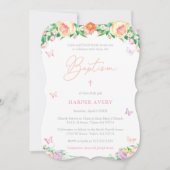 Zomermiddag Meisje Doop Ceremonie Party Kaart (Voorkant)