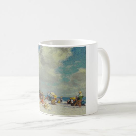 Zomermiddag op het strand (door E.H. Potthast) Koffiemok (Voorkant rechts)