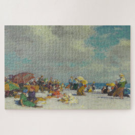 Zomermiddag op het strand (door E.H. Potthast) Legpuzzel