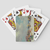 Zomermiddag op het strand (door E.H. Potthast) Pokerkaarten (Achterkant)