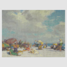 Zomermiddag op het strand (door E.H. Potthast)