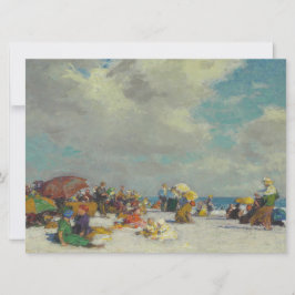 Zomermiddag op het strand kaart