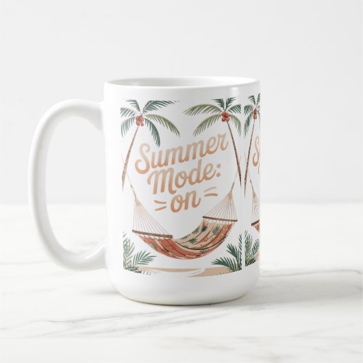 Zomermodus aan koffiemok (Links)