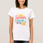 Zomermodus AAN Tshirt (Voorkant)
