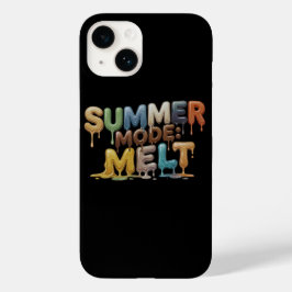 Zomermodus: Smelten – Grappige smeltende tekst Case-Mate iPhone 14 Hoesje