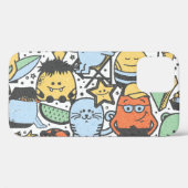 Zomermonsters, kleurrijk naadloos patroon Case-Mate iPhone case (Achterkant (horizontaal))