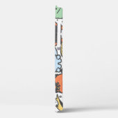 Zomermonsters, kleurrijk naadloos patroon Case-Mate iPhone case (Achterkant / Links)