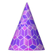Zomermozaïek: Waterverf Cube Fusion Feesthoedjes (Links)