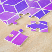 Zomermozaïek: Waterverf Cube Fusion Legpuzzel (Zijkant)