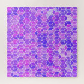 Zomermozaïek: Waterverf Cube Fusion Legpuzzel (Horizontaal)
