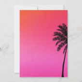 Zomermuziekfestival Verjaardagsfeest Kaart (Achterkant)