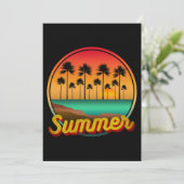 zomernatuur zonsondergang kaart (Staand voorkant)
