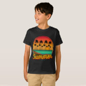 zomernatuur zonsondergang t-shirt (Voorkant volledig)