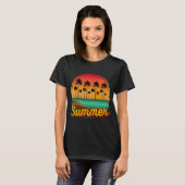 zomernatuur zonsondergang t-shirt (Voorkant volledig)