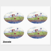 zomernubbel ovale sticker (Vel)
