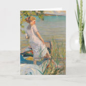 Zomerochtend op het Starnberg meer | Edward Cucuel Kaart (Voorkant)