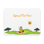 Zomeroefening Funny Flexible Magnet Magneet (Horizontaal)