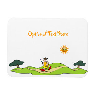 Zomeroefening Funny Flexible Magnet Magneet