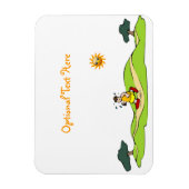 Zomeroefening Funny Flexible Magnet Magneet (Verticaal)