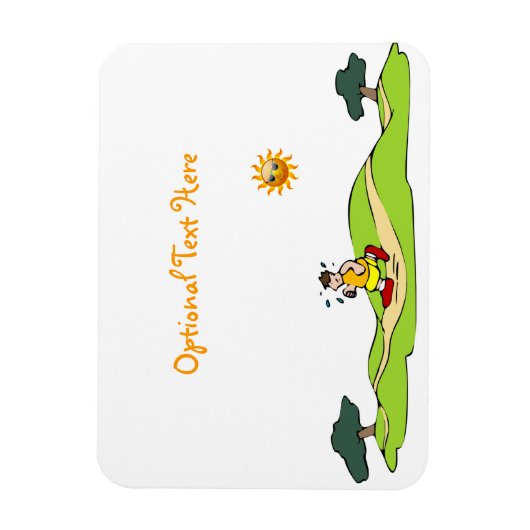 Zomeroefening Funny Flexible Magnet Magneet (Verticaal)