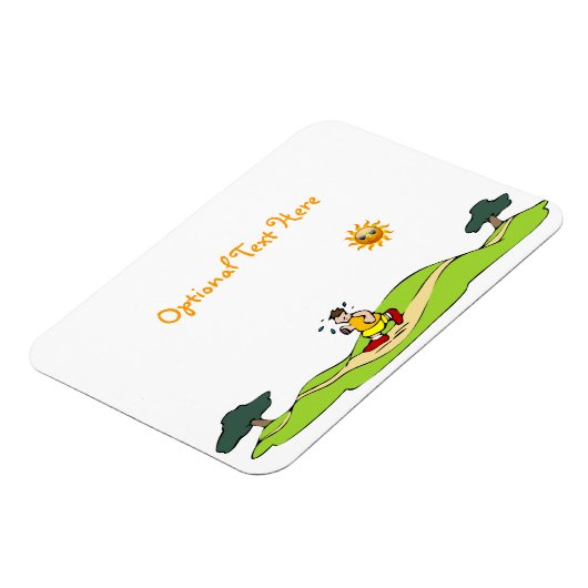 Zomeroefening Funny Flexible Magnet Magneet (Linkerzijde)