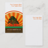 zomerontwerp visitekaartje (Voorkant / Achterkant)