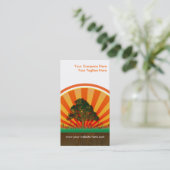 zomerontwerp visitekaartje (Staand voorkant)