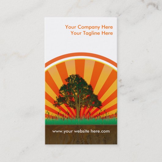 zomerontwerp visitekaartje (Voorkant)