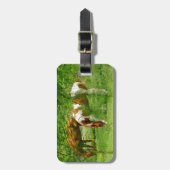 Zomerpaarden Bagagelabel (Voorkant verticaal)
