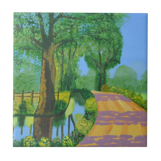 Zomerpad Tegeltje (Voorkant)