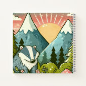 Zomerpaden – Zoete Das in de Bergdennen Notitieboek (Achterkant)