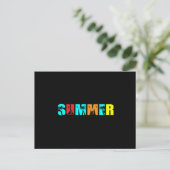 Zomerpalm Briefkaart (Staand voorkant)