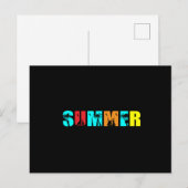 Zomerpalm Briefkaart (Voorkant / Achterkant)