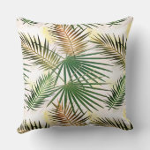 Zomerpalm verlaat groen tropisch Oerwoud Kussen (Achterkant)