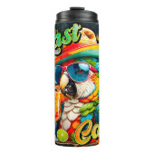 Zomerpapegaai zonsondergang laatste oproep voor dr thermosbeker (Voorkant)