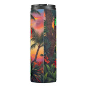 Zomerpapegaai zonsondergang laatste oproep voor dr thermosbeker (Achterkant)