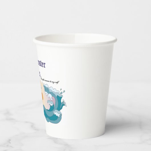 zomerpapier bekers (Links)