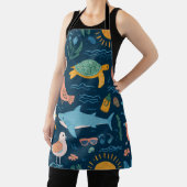 Zomerparadijs All-Over Print Schort Cadeau (Insitu)