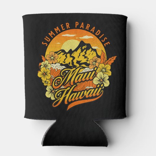 Zomerparadijs, Maui Hawaï Blikjeskoeler (Achterkant)