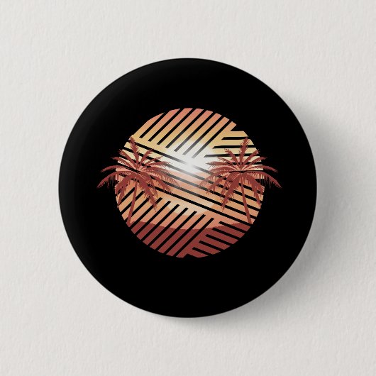 Zomerparadijs Ronde Button 5,7 Cm (Voorkant)