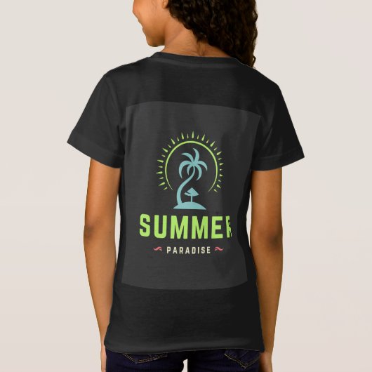 zomerparadijs t-shirt (Achterkant)