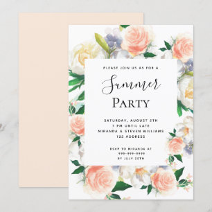 zomerpartij witte koraalappel kaart