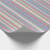 zomerpastelgestreept pakpapier (Hoek)