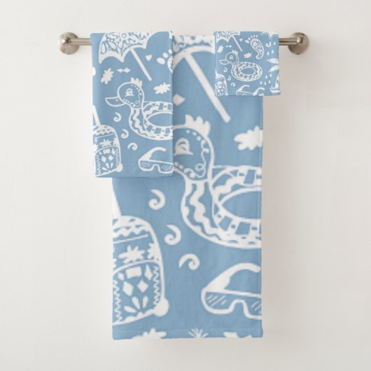 Zomerpatroon Bad Handdoek (Insitu)
