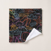 Zomerpatroon Bad Handdoek (Wasdoekje)