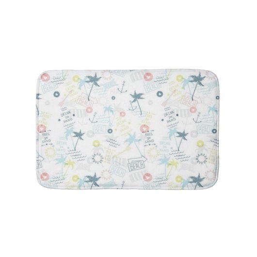 Zomerpatroon Badmat (Voorkant)