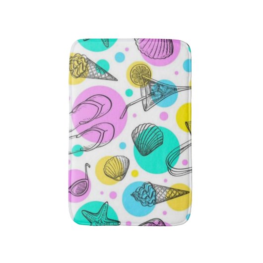 Zomerpatroon Badmat (Voorkant Verticaal)