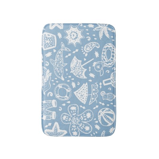 Zomerpatroon Badmat (Voorkant Verticaal)