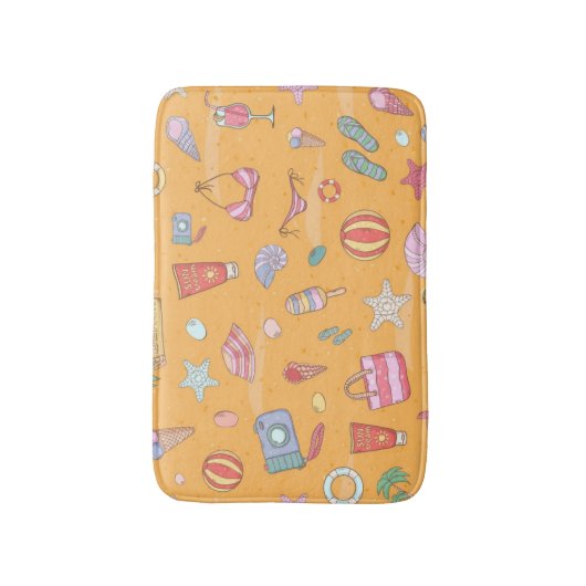 Zomerpatroon Badmat (Voorkant Verticaal)